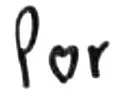 Por — Signature